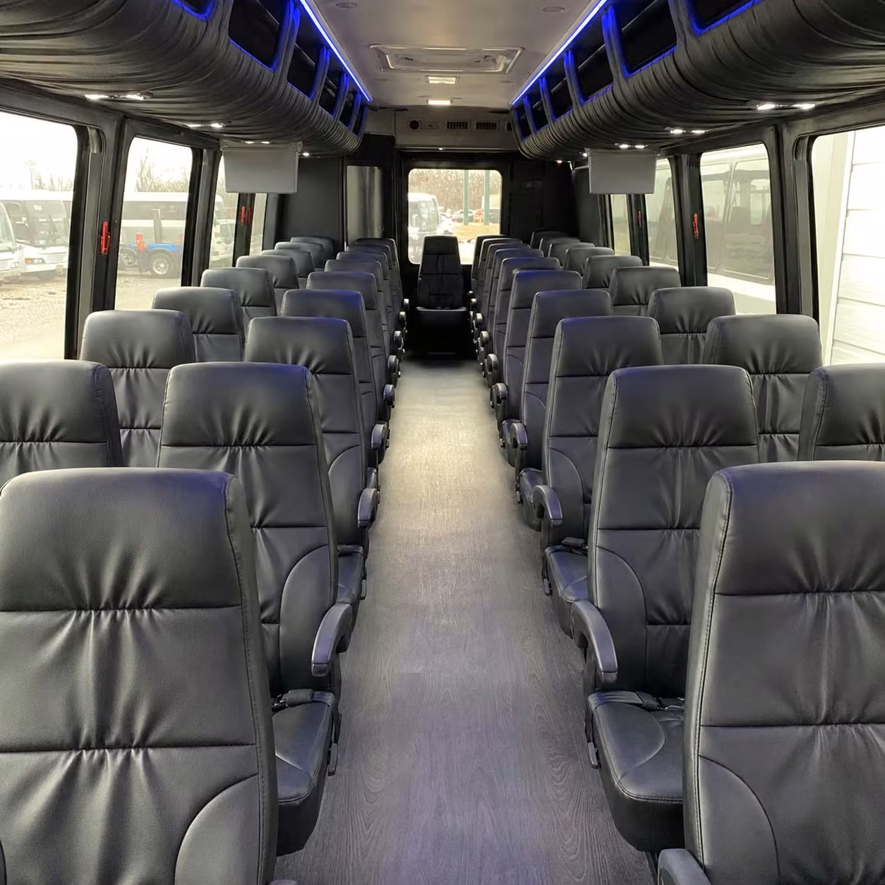 30 passenger minibus interior