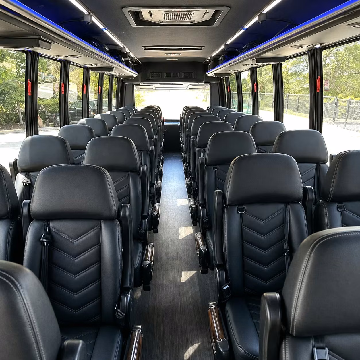35 passenger minibus interior