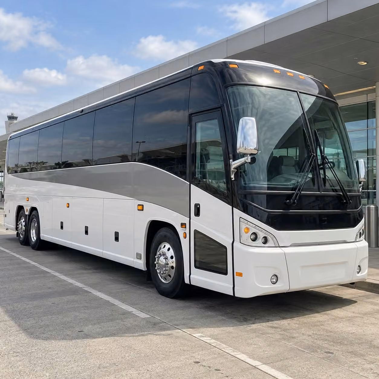charter buses for large st clair shores prom classes traveling together