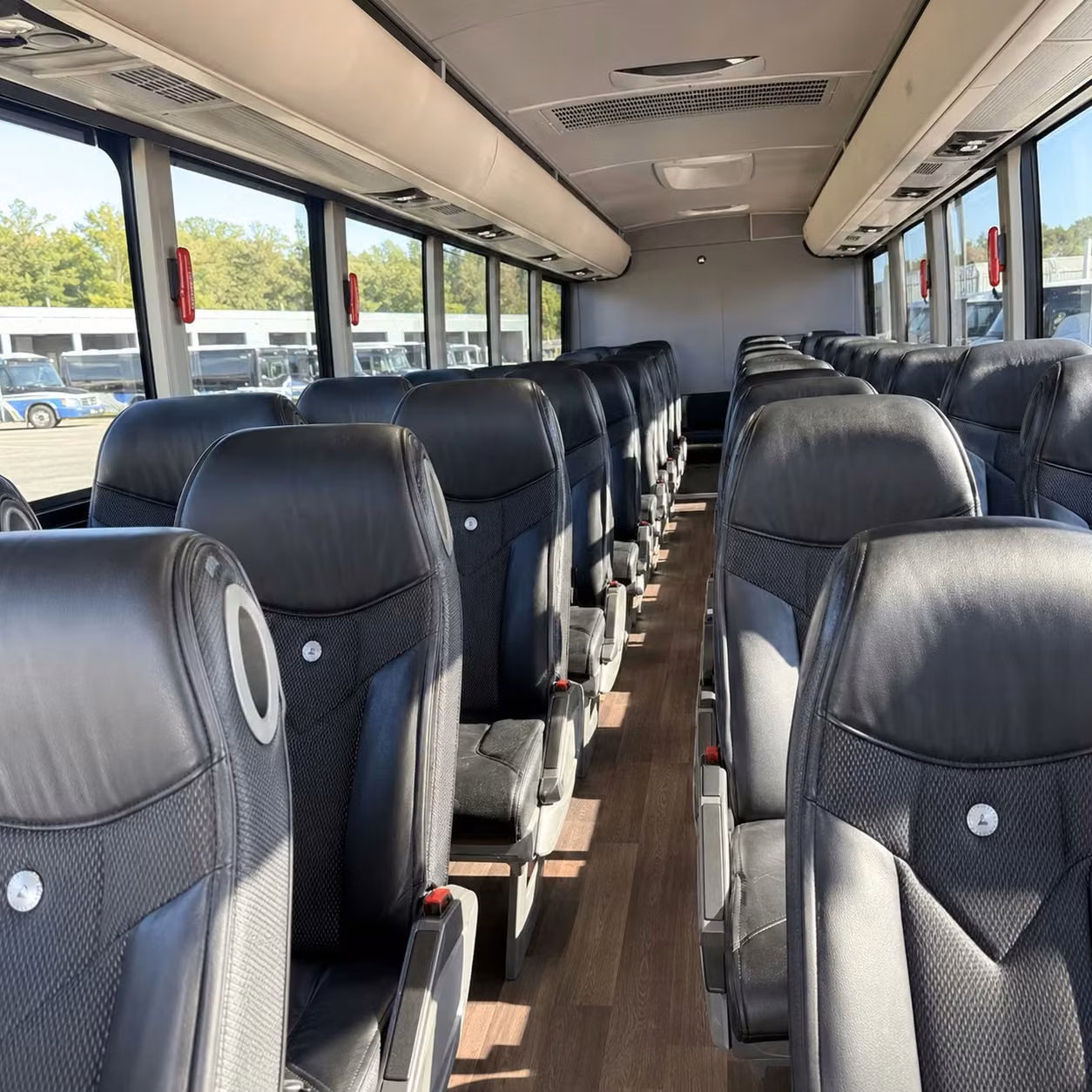 sports team fan charter bus rentals in st clair shores