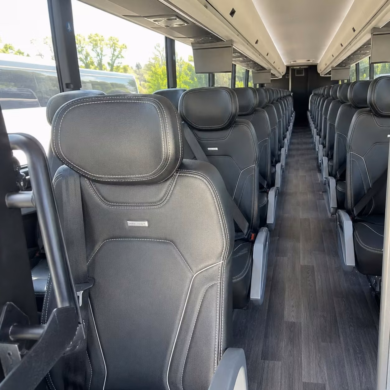 st clair shores charter bus interior gallery