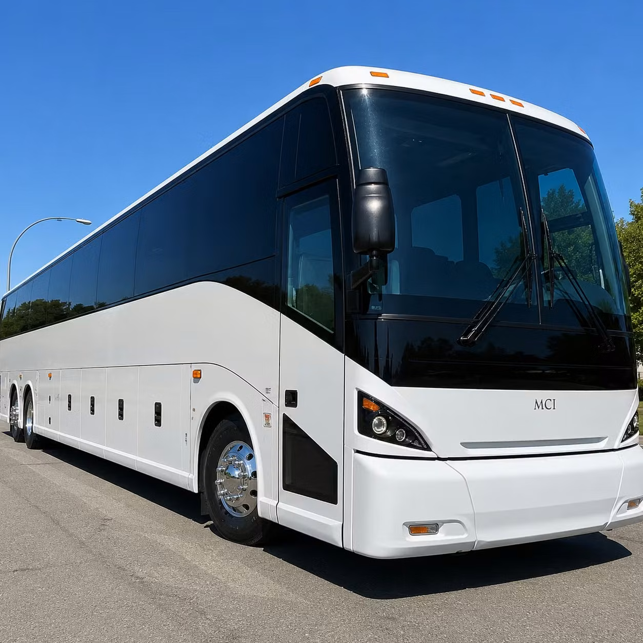 st clair shores charter bus rental exterior